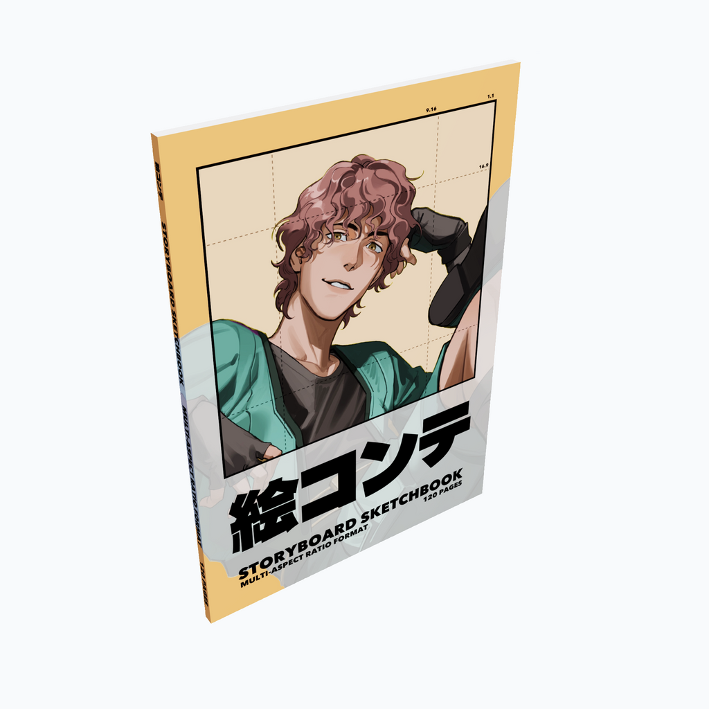 Storyboard Sketchbook, Multi-Aspect-Ratio Format, A4 - 120 Pages (AADAN)