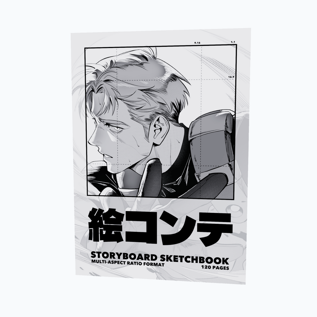 Storyboard Sketchbook, Multi-Aspect-Ratio Format, A4 - 120 pages (KAI)