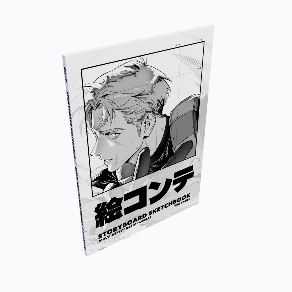 Storyboard Sketchbook, Multi-Aspect-Ratio Format, A4 - 120 pages (KAI)